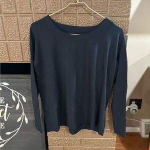Classic Navy Blue Women's Top